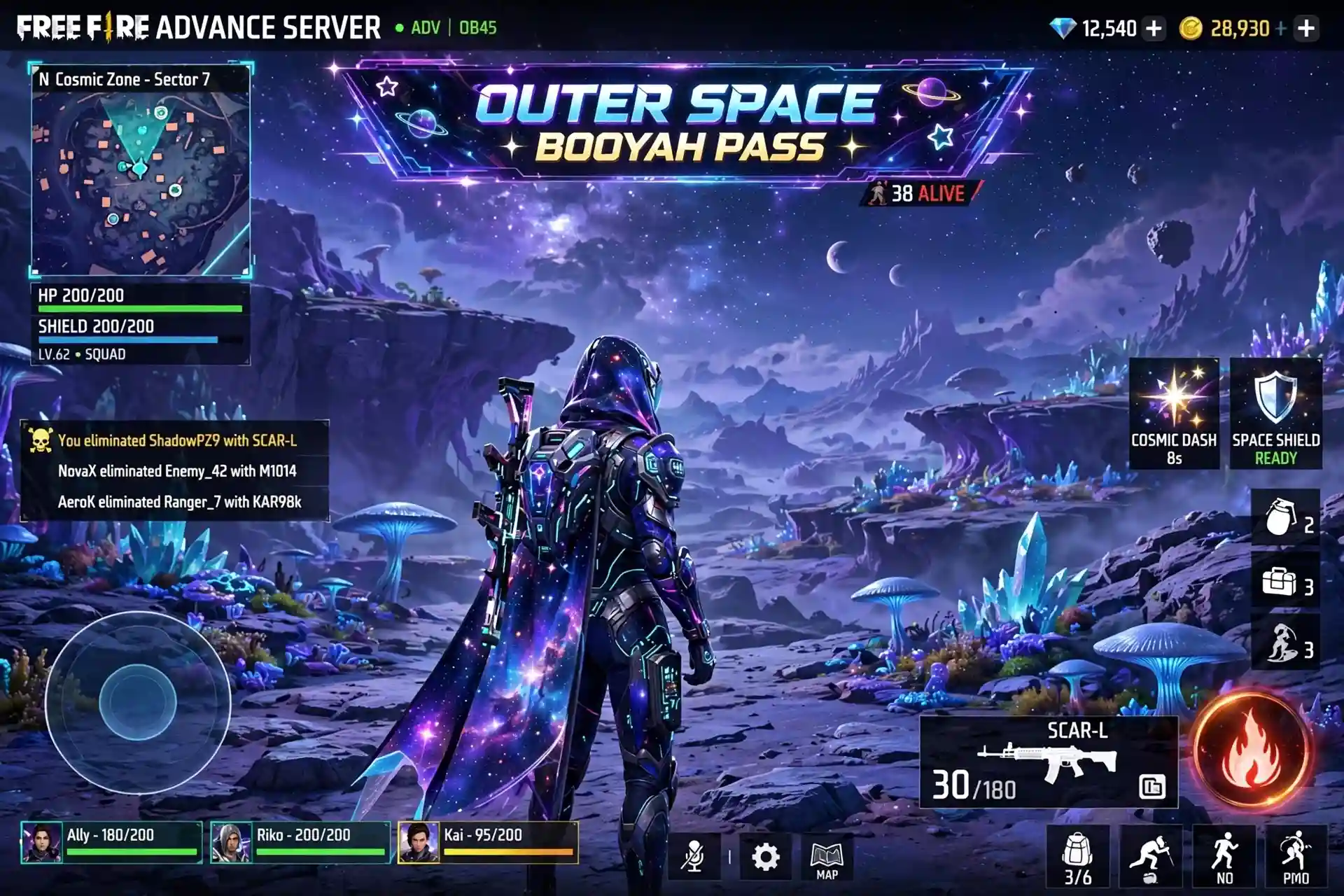 ff server booyah pass