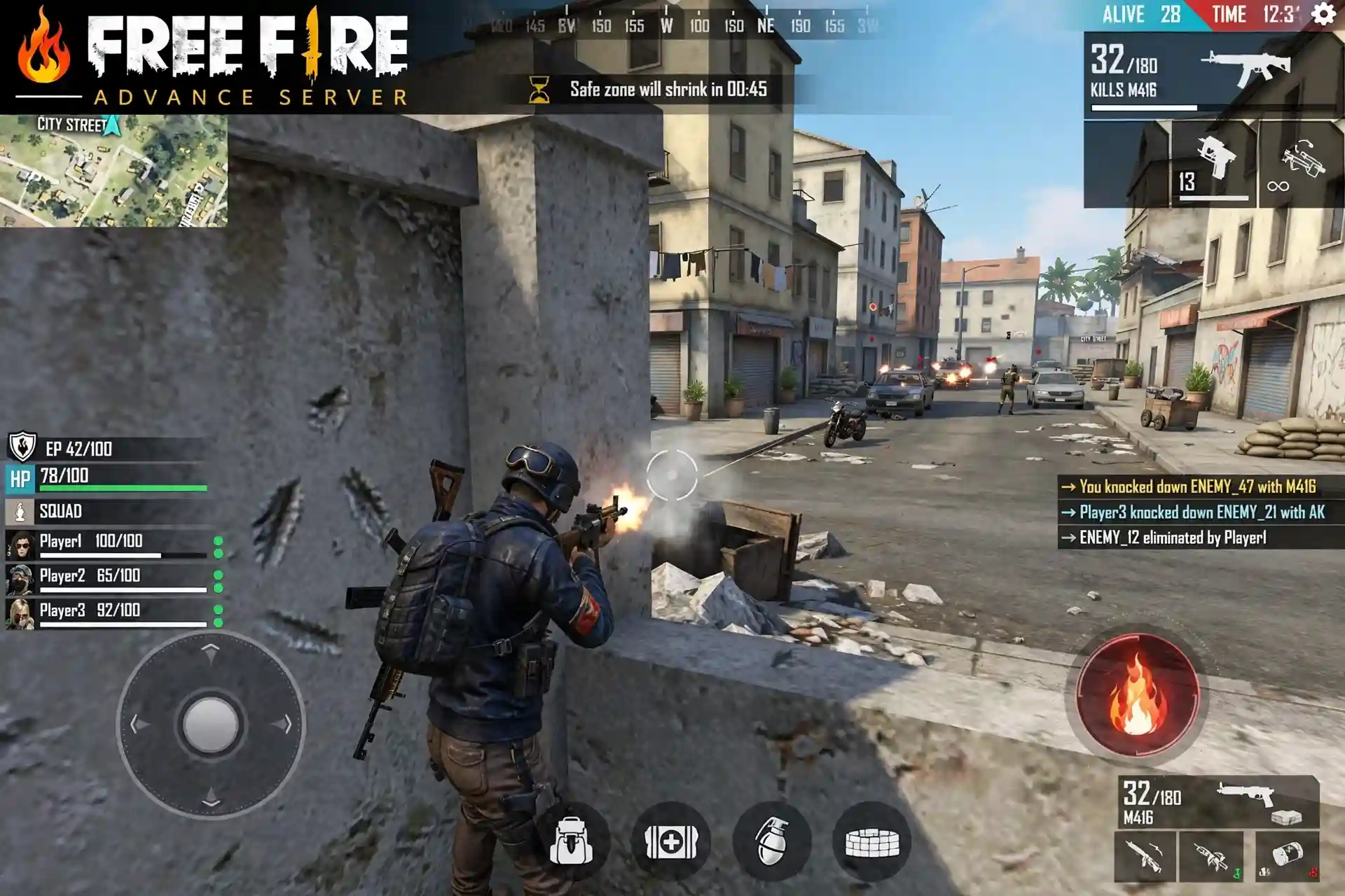 free fire battlrfield